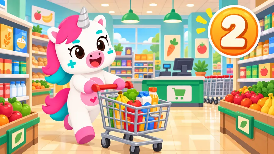 Stemrace level cover: The supermarket