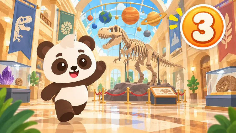 Stemrace level cover: The museum