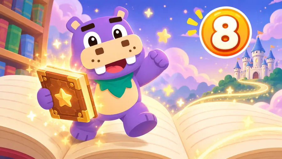 Stemrace level cover: The magic book